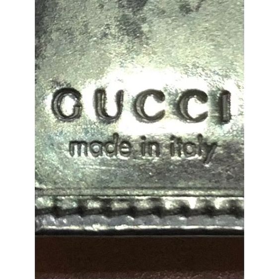 กระเป๋าสตางค์ใบสั้นGUCCI Wallet Leather สีดำ Auth 50289 รับประกันแท้  รูปที่ 7