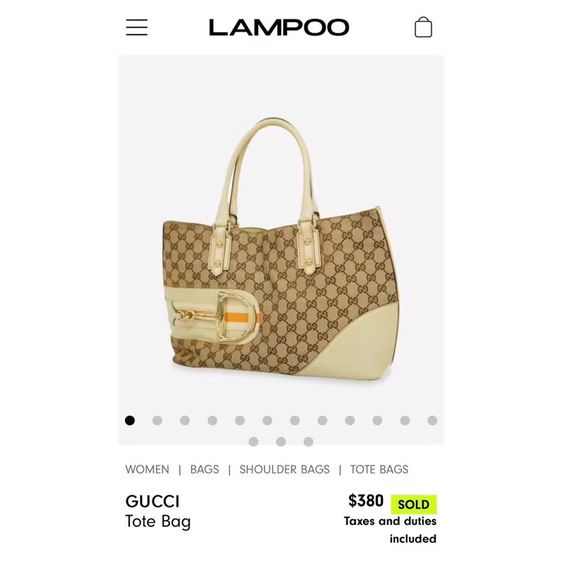 Gucci Horsebit Hand  กระเป๋าสะพายสีเบจสีขาว แท้ ไม่แท้ยินดีคืนเงิน รูปที่ 9