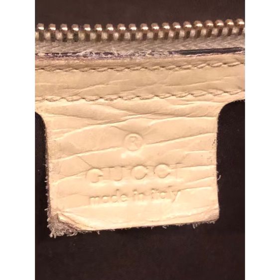 Gucci Horsebit Hand  กระเป๋าสะพายสีเบจสีขาว แท้ ไม่แท้ยินดีคืนเงิน รูปที่ 4
