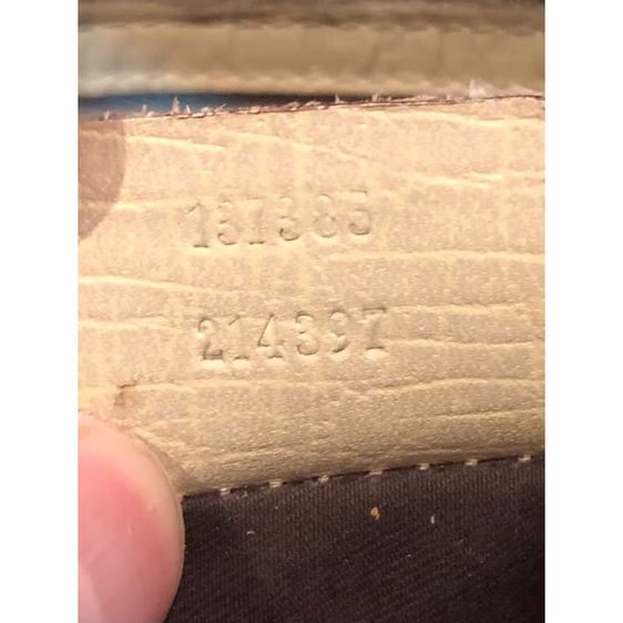 Gucci Horsebit Hand  กระเป๋าสะพายสีเบจสีขาว แท้ ไม่แท้ยินดีคืนเงิน รูปที่ 5