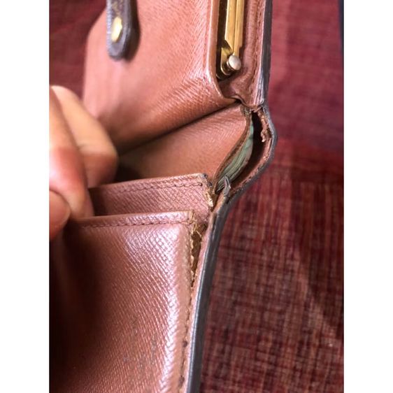 กระเป๋าสตางค์ใบสั้น Louis Vuitton หลุยส์วิตตอง รับประกันของแท้ รูปที่ 9