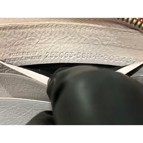 บาเลนเซียก้า Rose Poudre Lambskin Leather Giant 12 กระเป๋าสตางค์ใบยสวสีโรสโกลด์ Continental มีซิปรอบ รับประกันของแท้ รูปที่ 6