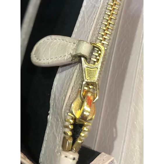 บาเลนเซียก้า Rose Poudre Lambskin Leather Giant 12 กระเป๋าสตางค์ใบยสวสีโรสโกลด์ Continental มีซิปรอบ รับประกันของแท้ รูปที่ 4