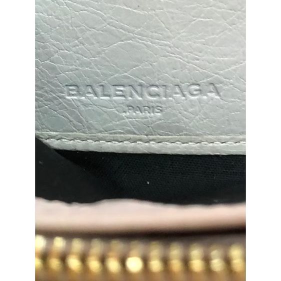บาเลนเซียก้า Rose Poudre Lambskin Leather Giant 12 กระเป๋าสตางค์ใบยสวสีโรสโกลด์ Continental มีซิปรอบ รับประกันของแท้ รูปที่ 7