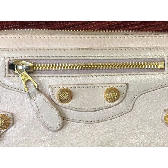 บาเลนเซียก้า Rose Poudre Lambskin Leather Giant 12 กระเป๋าสตางค์ใบยสวสีโรสโกลด์ Continental มีซิปรอบ รับประกันของแท้ รูปที่ 3