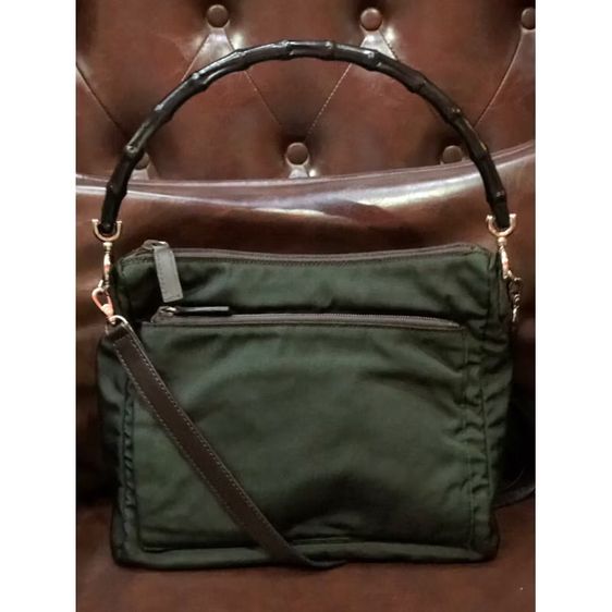 กุชชี่แบมบูแบล็ค กระเป๋าถือ ครอสบอดี้  Gucci 000 0509 002058 Bamboo Women's GUCCI มือสอง ของแท้ 