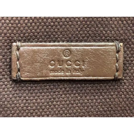 กระเป๋ากุชชี่บอสตันใบเล็ก กระเป๋าถือGucci Top Handle 12”แคนวาสสีน้ำตาล รับประกันของแท้ รูปที่ 3