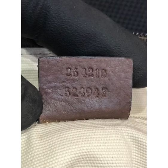 กระเป๋ากุชชี่บอสตันใบเล็ก กระเป๋าถือGucci Top Handle 12”แคนวาสสีน้ำตาล รับประกันของแท้ รูปที่ 7