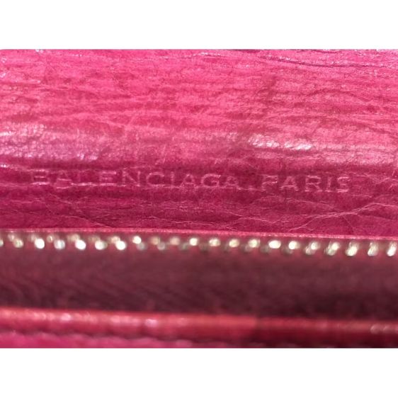 Balenciagaกระเป๋าสตางค์ใบยาวManager Ianto Coveredสีชมพูหมายเลขรุ่น 233590 ของแท้ ม่แท้ยินดีคืนเงิน รูปที่ 3