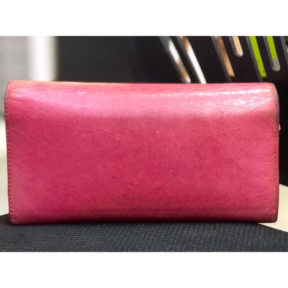 Balenciagaกระเป๋าสตางค์ใบยาวManager Ianto Coveredสีชมพูหมายเลขรุ่น 233590 ของแท้ ม่แท้ยินดีคืนเงิน รูปที่ 2