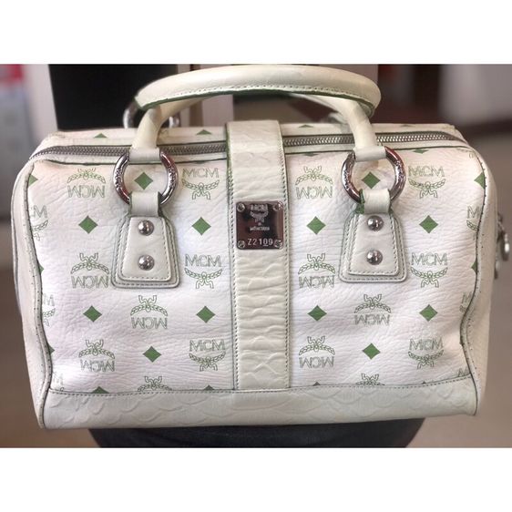 กระเป๋าถือหนังแท้MCM Boston รับประกันของแท้ รูปที่ 2