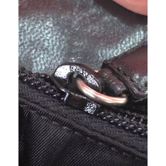 Prada Shopper Inside-Out สีดำกระเป๋าโท้ตเล็ก Prada วินเทจ ของแท้  รูปที่ 6