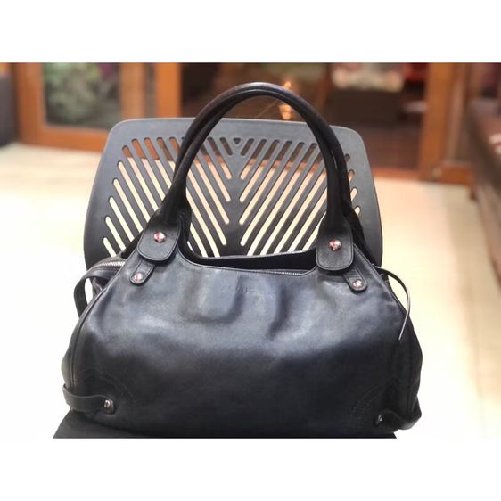 Salvatore Ferragamo กระเป๋าสะพายหนัง Gancini รับประกันของแท้  รูปที่ 2