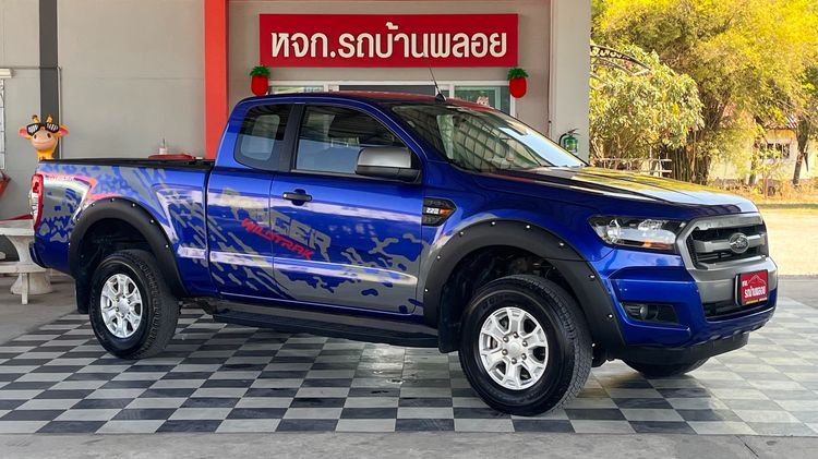 Ford Ranger 2016 2.2 Hi-Rider XLS Pickup ดีเซล ไม่ติดแก๊ส เกียร์ธรรมดา น้ำเงิน รูปที่ 3