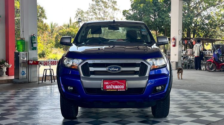 Ford Ranger 2016 2.2 Hi-Rider XLS Pickup ดีเซล ไม่ติดแก๊ส เกียร์ธรรมดา น้ำเงิน รูปที่ 2