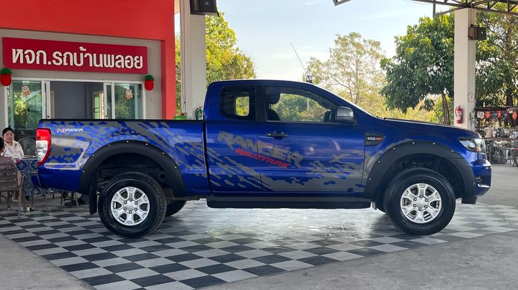 Ford Ranger 2016 2.2 Hi-Rider XLS Pickup ดีเซล ไม่ติดแก๊ส เกียร์ธรรมดา น้ำเงิน รูปที่ 4