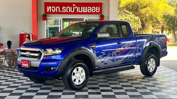Ford Ranger 2016 2.2 Hi-Rider XLS Pickup ดีเซล ไม่ติดแก๊ส เกียร์ธรรมดา น้ำเงิน