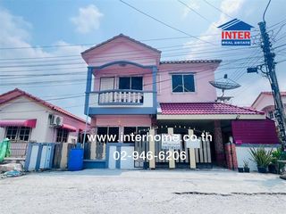 บ้านเดี่ยว 2 ชั้น 27.5 ตร.ว. บ้านเดี่ยว ซอยกำนันเย็น ถนนฉลองกรุง ถนนเลียบคลองลำกอไผ่ เขตลาดกระบัง กรุงเทพมหานคร