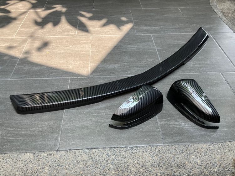สปอยเลอร์หลัง AMG Benz W207 ชุดแต่ง E Coupe ครอบกระจก ลาย Carbon Kevlar ฝาครอบลำโพงประตู Parking Sensor W212 W207 A2125420018