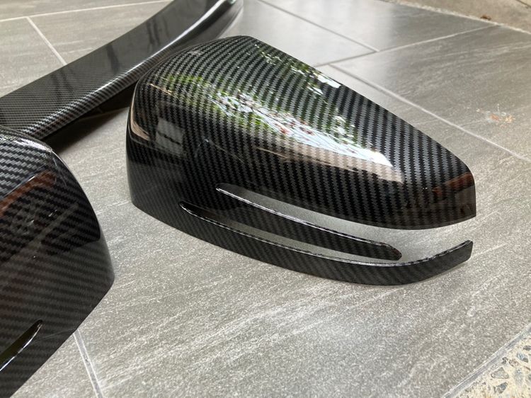 สปอยเลอร์หลัง AMG Benz W207 ชุดแต่ง E Coupe ครอบกระจก ลาย Carbon Kevlar ฝาครอบลำโพงประตู Parking Sensor W212 W207 A2125420018 รูปที่ 7