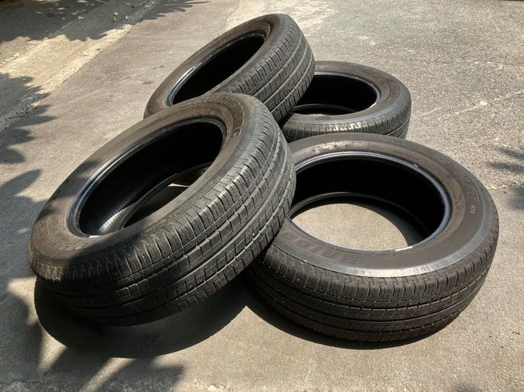 ขายแล้ว ยางปลายปี 2020 225 65 17 Bridgestone DUELER ดอกยางดี ถอดจาก Honda CRV 
