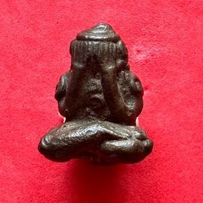 พระปิดตายันต์ยุ่ง เนื้อสัมฤทธิ์ 1 ใน 279 องค์. ลพ.แช่ม วัดดอนยายหอม. ปี27.A10