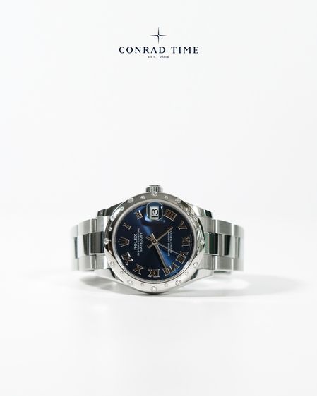 Rolex Datejust 278344RBR Blue Roman Dial White Gold Oyster Steel 2023 31mm. Fullset  รูปที่ 4