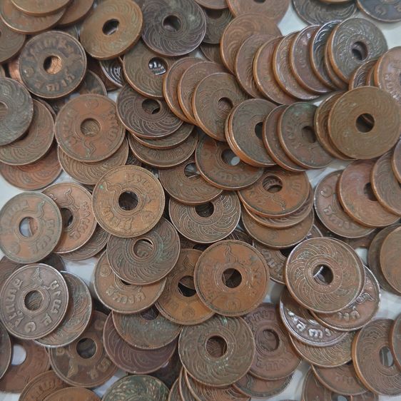 เหรียญไทย สตางค์รู 1 สตางค์ เนื้อทองแดง คละปี คละสภาพ ราคาย่อมเยา สภาพผ่านใช้งาน (ราคาต่อ 1 เหรียญ)