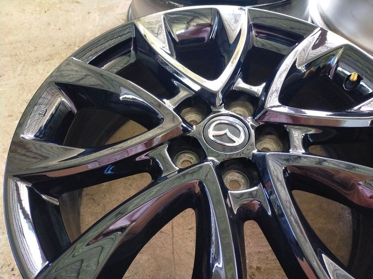 แม็กมาสด้า ขอบ19 สีอบpowder coat ใส่ cx5 อื่นๆ 5 รู 114 รูปที่ 5
