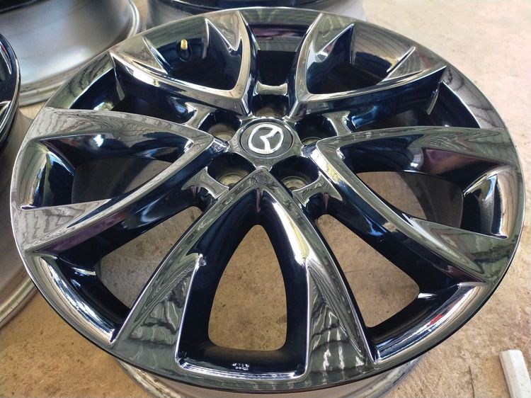 แม็กมาสด้า ขอบ19 สีอบpowder coat ใส่ cx5 อื่นๆ 5 รู 114 รูปที่ 4