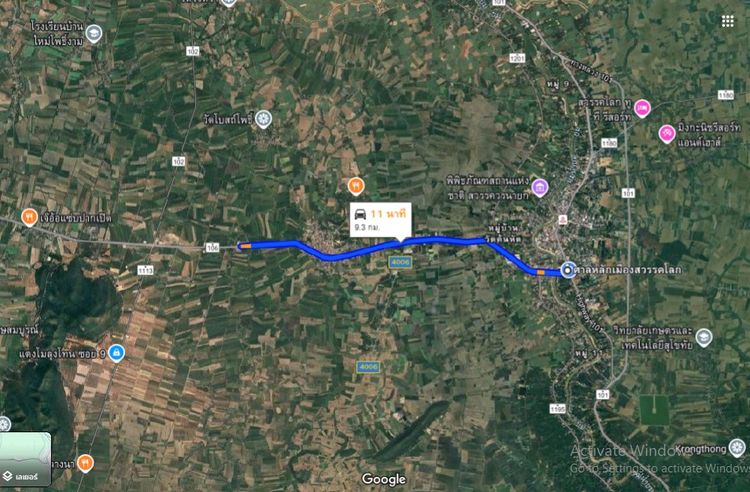 ที่ดินเปล่า40กว่าไร่ ห่างถนน4เลนไม่ถึง500เมตร ติดซอย2ซอยหัวท้าย รูปที่ 3