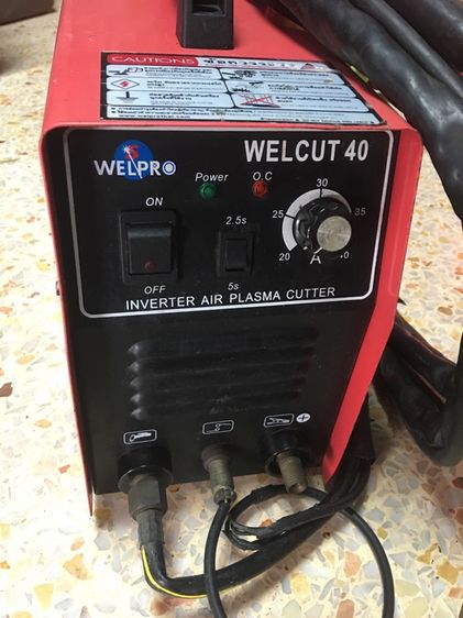 เครื่องเชื่อมตัด WELPRO SUPER INVERTER AIR PLASMA CUTTER WELCUT40 สภาพดีสวยพร้อมใช้งาน