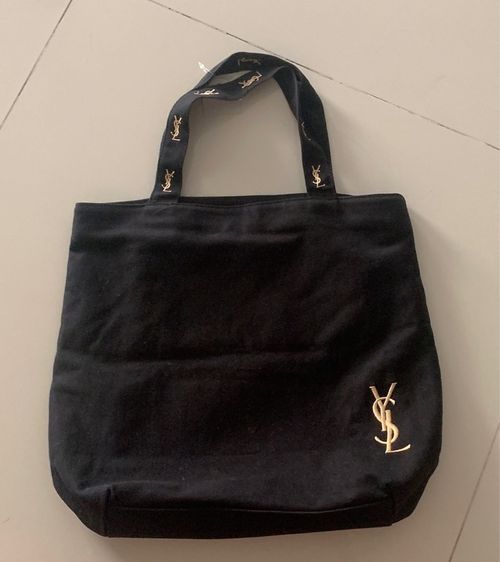 หญิง ดำ กระเป๋าผ้าYSL(Tote bag)