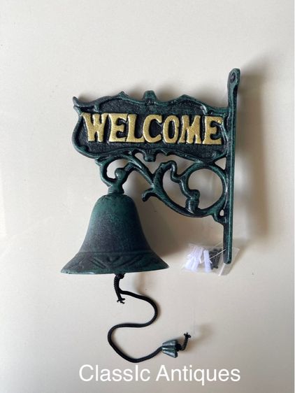 ระฆัง WELCOME เหล็กหล่อสะสม รูปที่ 5