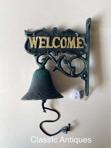 ระฆัง WELCOME เหล็กหล่อสะสม รูปที่ 8