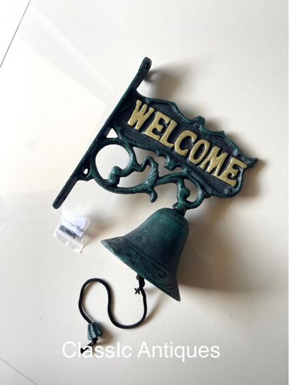 ระฆัง WELCOME เหล็กหล่อสะสม รูปที่ 3