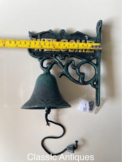ระฆัง WELCOME เหล็กหล่อสะสม รูปที่ 9