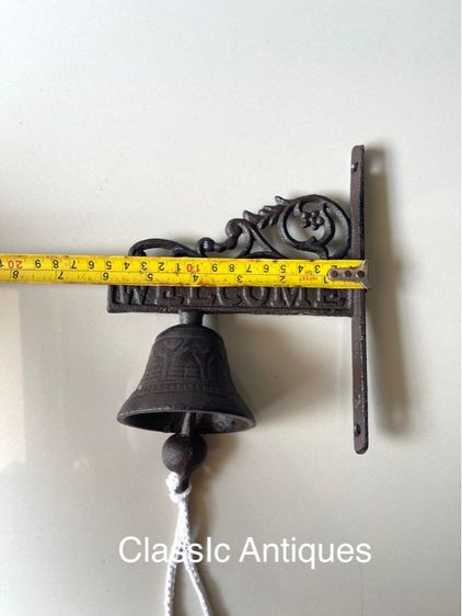 ระฆัง WELCOMEเหล็กหล่อA3 รูปที่ 7