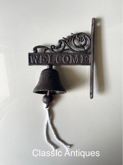 ระฆัง WELCOMEเหล็กหล่อA3