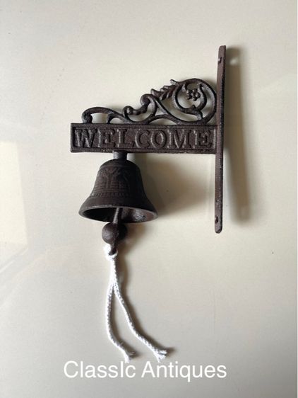ระฆัง WELCOMEเหล็กหล่อA3 รูปที่ 6