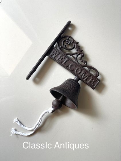ระฆัง WELCOMEเหล็กหล่อA3 รูปที่ 3