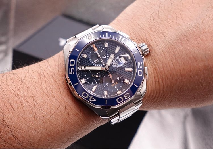 Tag Heuer Aquaracer Cal 16 Automatic Chronograph 43 mm Full Set  รูปที่ 14