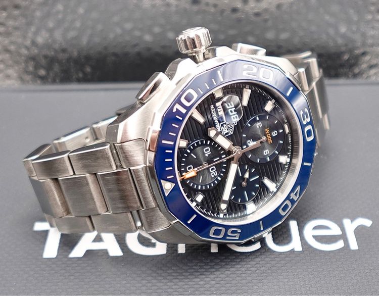 Tag Heuer Aquaracer Cal 16 Automatic Chronograph 43 mm Full Set  รูปที่ 8