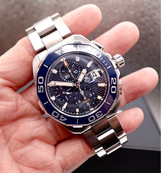 Tag Heuer Aquaracer Cal 16 Automatic Chronograph 43 mm Full Set  รูปที่ 2