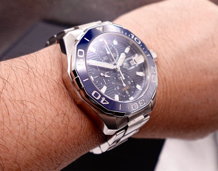 Tag Heuer Aquaracer Cal 16 Automatic Chronograph 43 mm Full Set  รูปที่ 15