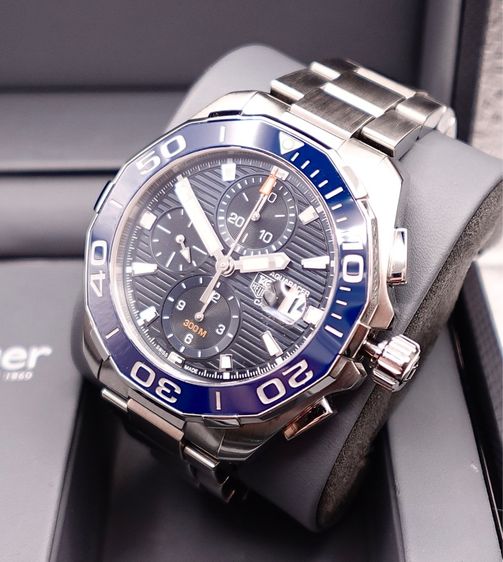Tag Heuer Aquaracer Cal 16 Automatic Chronograph 43 mm Full Set  รูปที่ 10