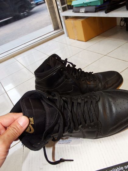 Nike Air jordan1 retro high black gum 555088-020 มือสอง ไซร์41 รูปที่ 10