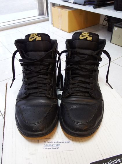 Nike Air jordan1 retro high black gum 555088-020 มือสอง ไซร์41 รูปที่ 9