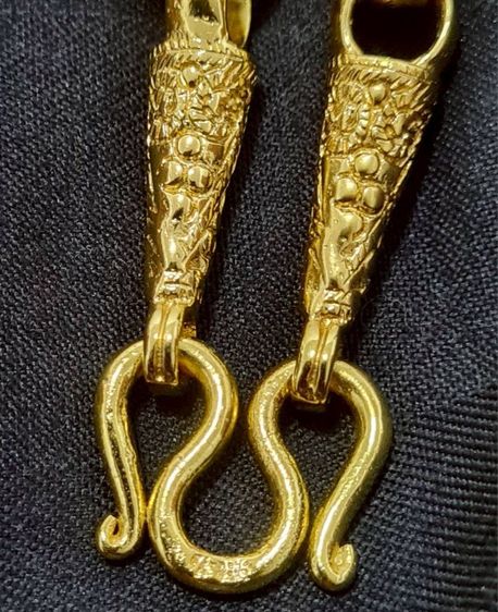 สรเอยคอทอง ลายผ่าหวาย (วัสดุทดแทนทองเป็นนวตกรรมใหม่ ในยุคทองแพง) ใส่กันยาวๆ ไม่ลอกไม่ดำ ใส่สวย รูปที่ 5