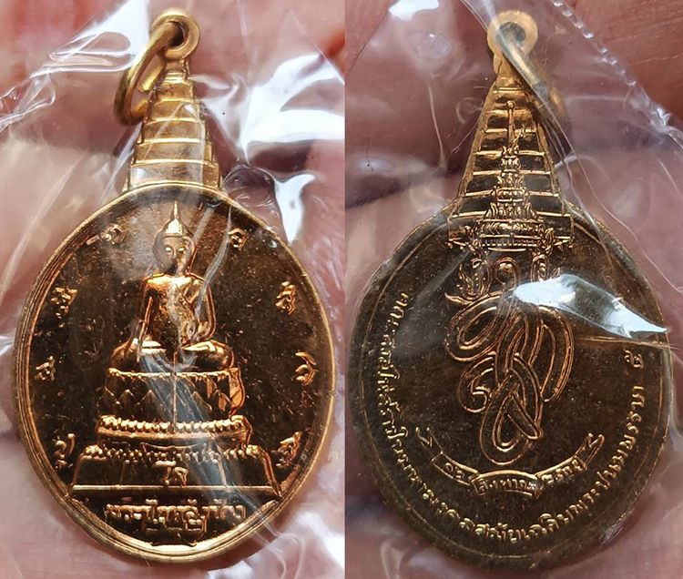 เหรียญพระชัยหลังช้าง ในหลวงครบ 5 รอบ หลัง สก. พ.ศ. 2535 พิธีใหญ่ หายาก พร้อมซองเดิม รูปที่ 4